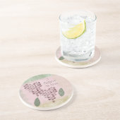 Ich glaube an Liebe Herz Getränkeuntersetzer (Seite)