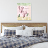 Ich glaube an Liebe Herz Leinwanddruck (Insitu (Schlafzimmer))