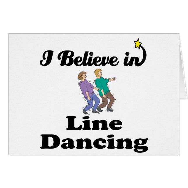 Ich glaube an Line Tanzen (Vorderseite (Horizontal))