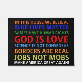 Ich glaube an MAGA-Türmatte Fußmatte