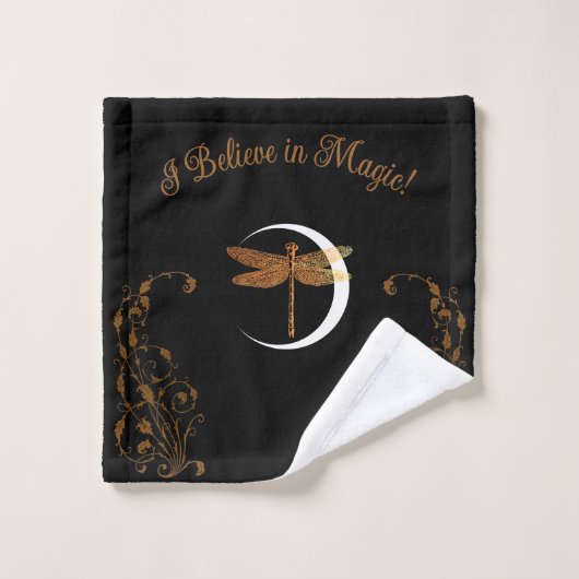 Ich glaube an Magie! Badhandtuch Set (Waschlappen)