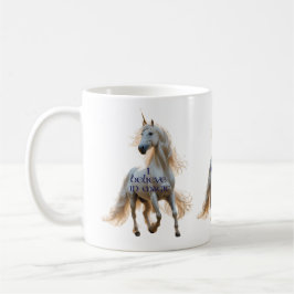 "Ich glaube an Magie" Einhorn Kaffeetasse