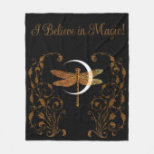 Ich glaube an Magie! Fleecedecke (Vorderseite)