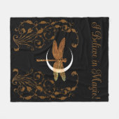 Ich glaube an Magie! Fleecedecke (Vorderseite (Horizontal))