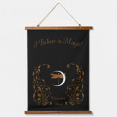 Ich glaube an Magie! Personalisiert Wandteppich Mit Holzrahmen (Vorderseite)