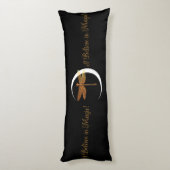 Ich glaube an Magie! Seitenschläferkissen (Rückseite (Vertikal))