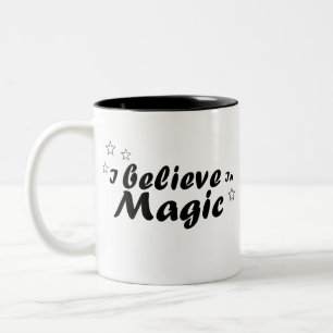 Ich glaube an Magie Zweifarbige Tasse