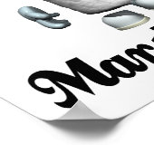 Ich glaube an Marshmallows Poster (Ecke)