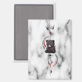 Ich glaube an mich selbst B Marble Bear Trader Sym Magnet (Vorderseite/Rückseite)