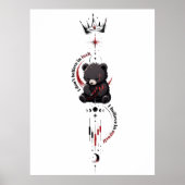 Ich glaube an mich selbst Dark Bear Trader Symbol Poster (Vorne)