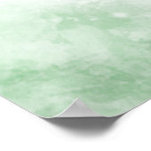 Ich glaube an mich selbst Grüne Wasserfarbe Trader Poster (Ecke)