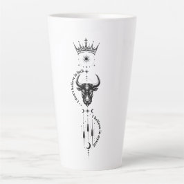 Ich glaube an mich selbst Minimales Trader-Symbol- Milchtasse