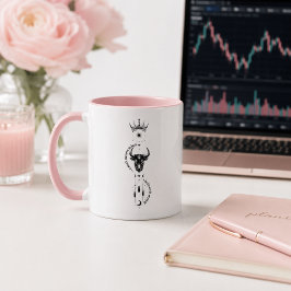 Ich glaube an mich selbst Minimales Trader-Symbol- Tasse