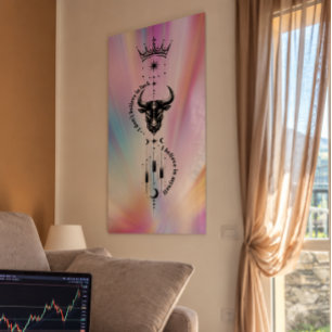 Ich glaube an mich selbst Pastell Aura Trader Symb Poster