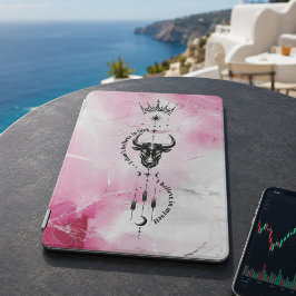 Ich glaube an mich selbst Pink Marble Trader Symbo iPad Mini Hülle