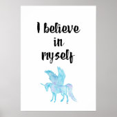 Ich glaube an mich selbst poster (Vorne)