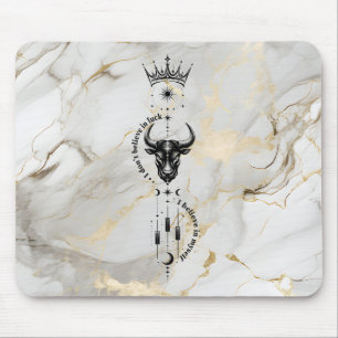 Ich glaube an mich selbst Premium Trader Mousepad