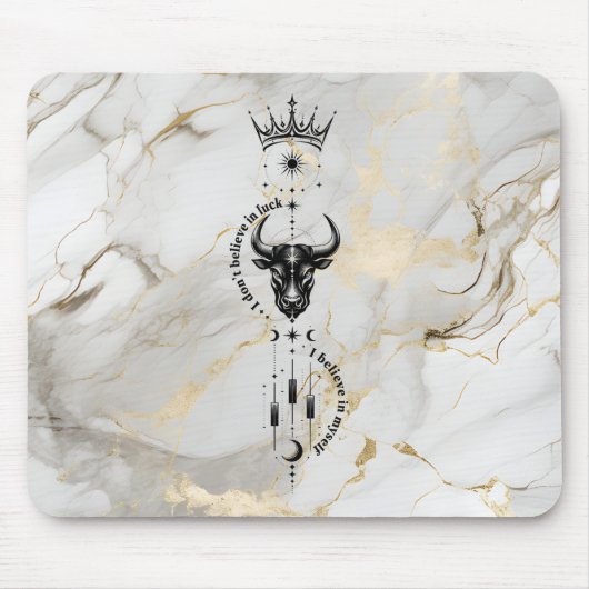 Ich glaube an mich selbst Premium Trader Mousepad (Vorne)