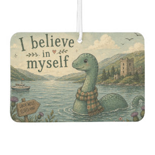 Ich glaube an mich selbst wunderliche Loch Ness Mo Autolufterfrischer