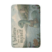 Ich glaube an mich selbst wunderliche Loch Ness Mo Badematte (Vorderseite Vertikal)