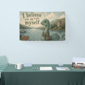 Ich glaube an mich selbst wunderliche Loch Ness Mo Banner (Messe)