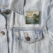 Ich glaube an mich selbst wunderliche Loch Ness Mo Button (Beispiel)