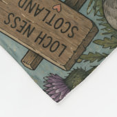 Ich glaube an mich selbst wunderliche Loch Ness Mo Fleecedecke (Ecke)
