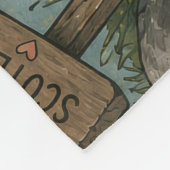 Ich glaube an mich selbst wunderliche Loch Ness Mo Fleecedecke (Ecke)