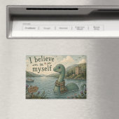 Ich glaube an mich selbst wunderliche Loch Ness Mo Magnet (In Situ (Geschirrspüler))