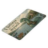 Ich glaube an mich selbst wunderliche Loch Ness Mo Magnet (Linke Seite)