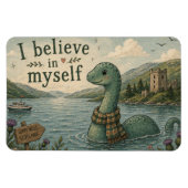 Ich glaube an mich selbst wunderliche Loch Ness Mo Magnet (Horizontal)