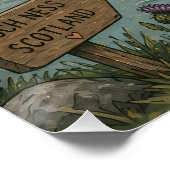 Ich glaube an mich selbst wunderliche Loch Ness Mo Poster (Ecke)