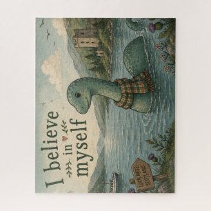 Ich glaube an mich selbst wunderliche Loch Ness Mo Puzzle