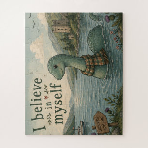 Ich glaube an mich selbst wunderliche Loch Ness Mo Puzzle