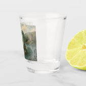 Ich glaube an mich selbst wunderliche Loch Ness Mo Schnapsglas (Rechts)