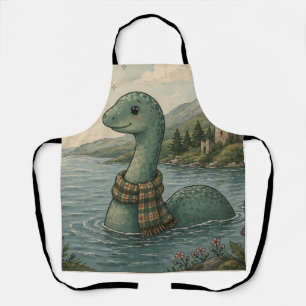 Ich glaube an mich selbst wunderliche Loch Ness Mo Schürze