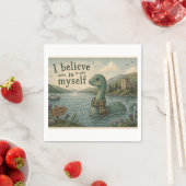 Ich glaube an mich selbst wunderliche Loch Ness Mo Serviette (Beispiel)