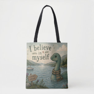 Ich glaube an mich selbst wunderliche Loch Ness Mo Tasche