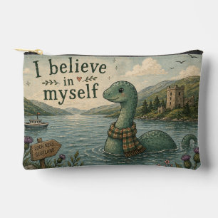 Ich glaube an mich selbst wunderliche Loch Ness Mo Zubehörtasche