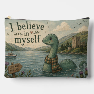 Ich glaube an mich selbst wunderliche Loch Ness Mo Zubehörtasche