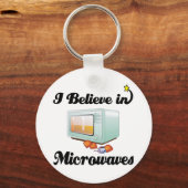 Ich glaube an Mikrowellen Schlüsselanhänger (Vorderseite)