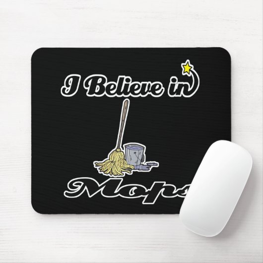 Ich glaube an Mops Mousepad (Mit Mouse)