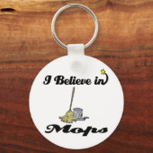 Ich glaube an Mops Schlüsselanhänger (Vorderseite)