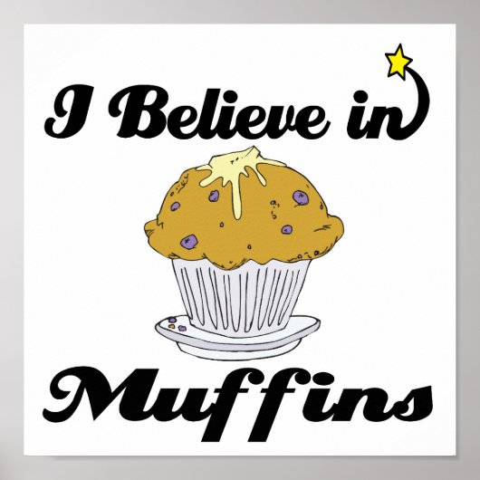 Ich glaube an Muffins Poster (Vorne)