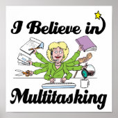 Ich glaube an Multitasking Poster (Vorne)