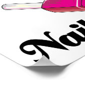 Ich glaube an Nagellack Poster (Ecke)