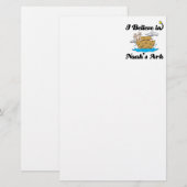 ich glaube an Noahs Arche Briefpapier (Vorne/Hinten)