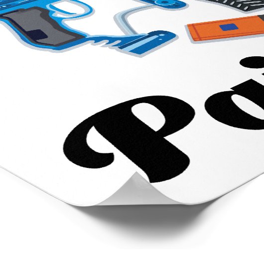 Ich glaube an Paintball Poster (Ecke)