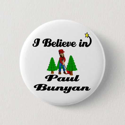 Ich glaube an paul bunyan button (Vorderseite)