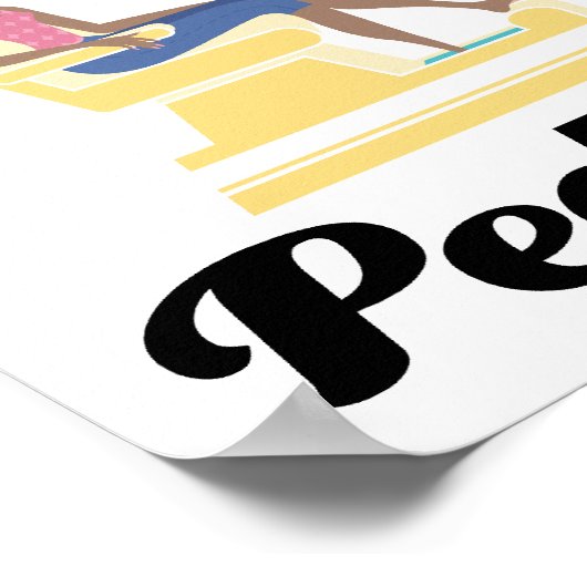 Ich glaube an Pediküre Poster (Ecke)